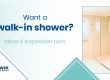 Walk-in shower ideas for small bathrooms