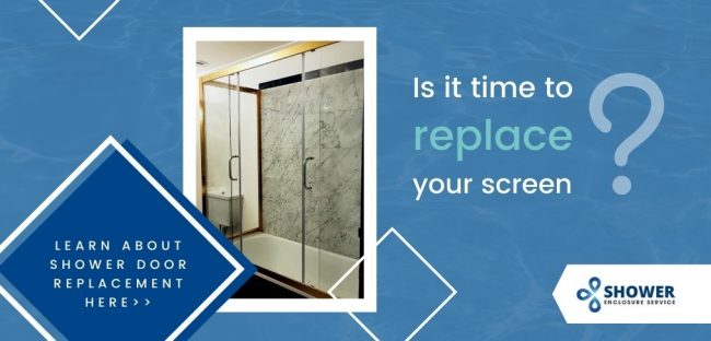 Header-Replacement Shower Door Replacement