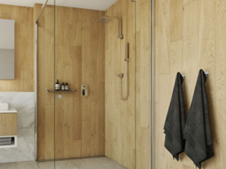 Sill-Less Semi Frameless Screen with Pivot Door